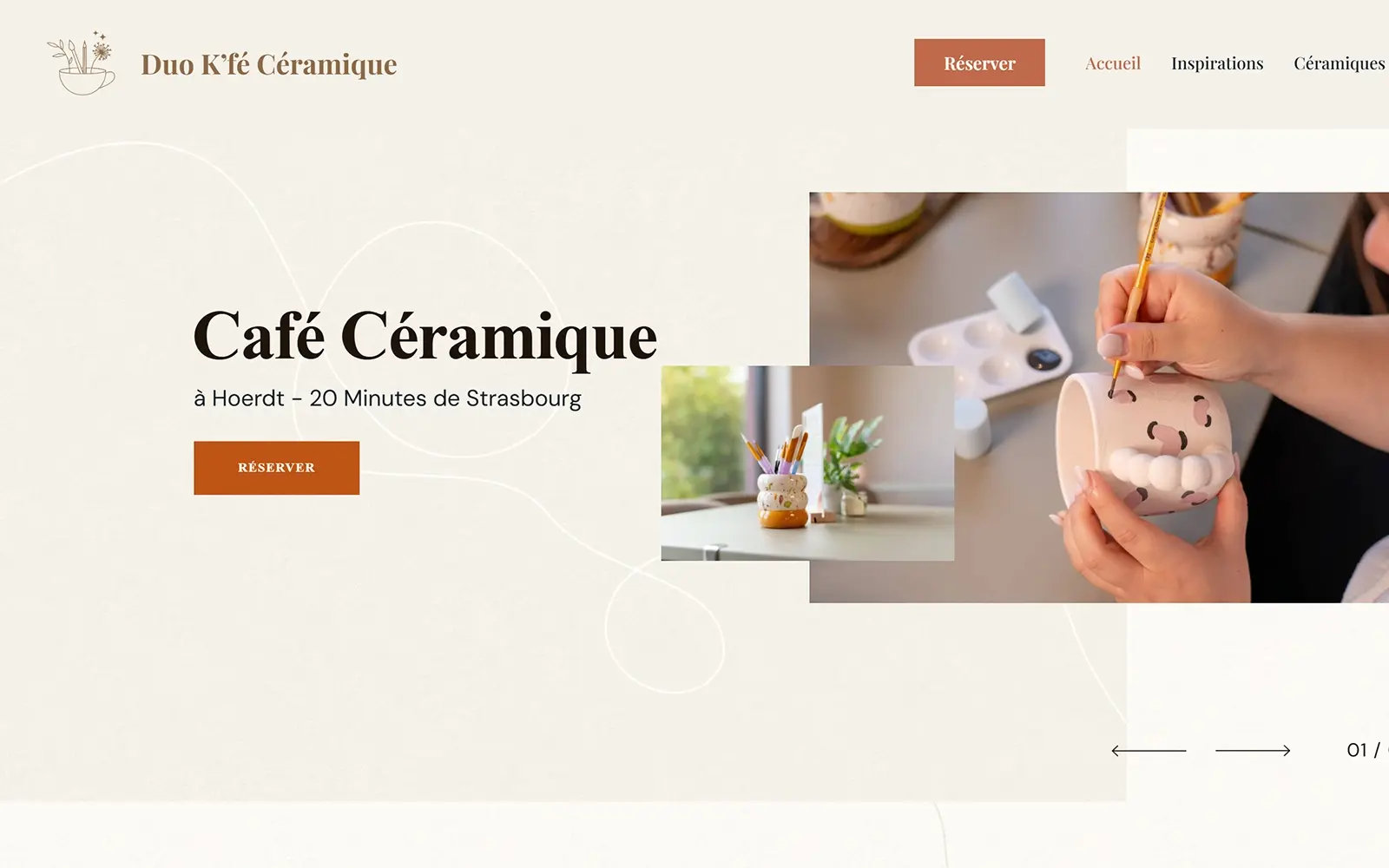 Univers graphique du café Duokfé